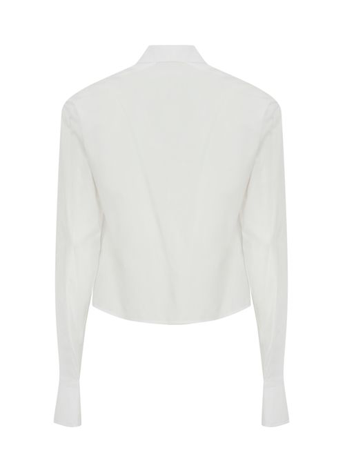 Camicia in popeline di cotone Bianco MVP Wardrobe | G090 00131101